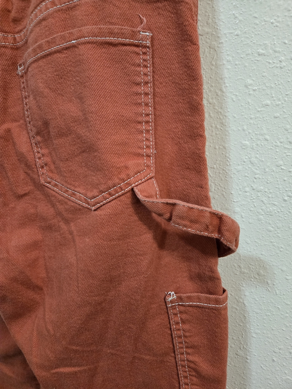 S.O.N.G. wide-leg orange cargo pants - Picture 4 of 5